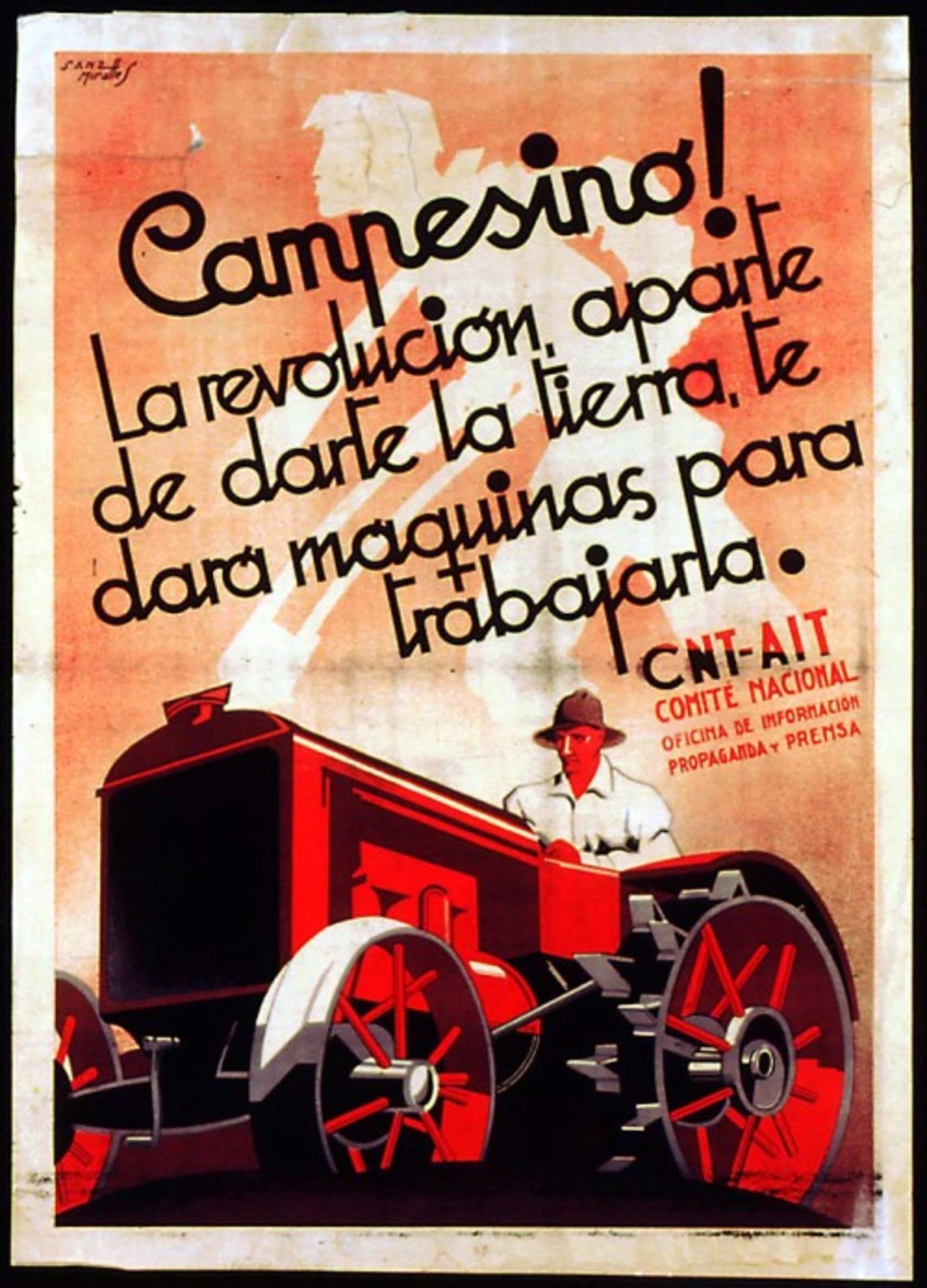 Cartel CNT-AIT campesinos